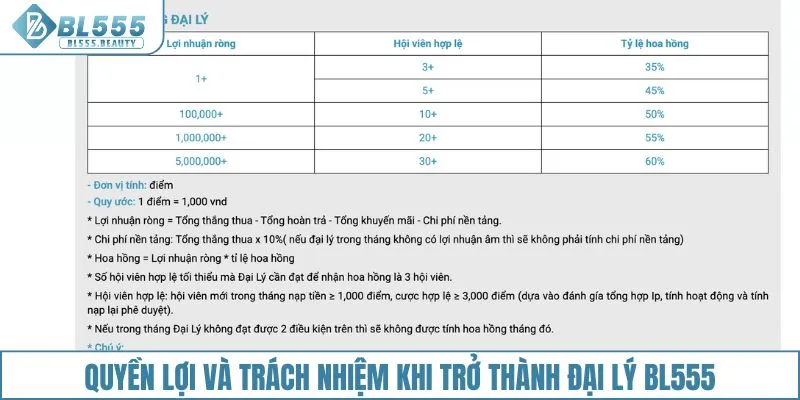 Đại Lý 2 Quyền lợi và trách nhiệm khi trở thành đại lý BL555